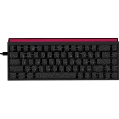 Клавіатура Ajazz NK68, Side Contour Black, USB Type-C, механічні (лінійні Red Switch), 68 кнопок, форм-фактор 65%, RGB підсвічування, кабель 1.6 м (NK68-R-S-B)