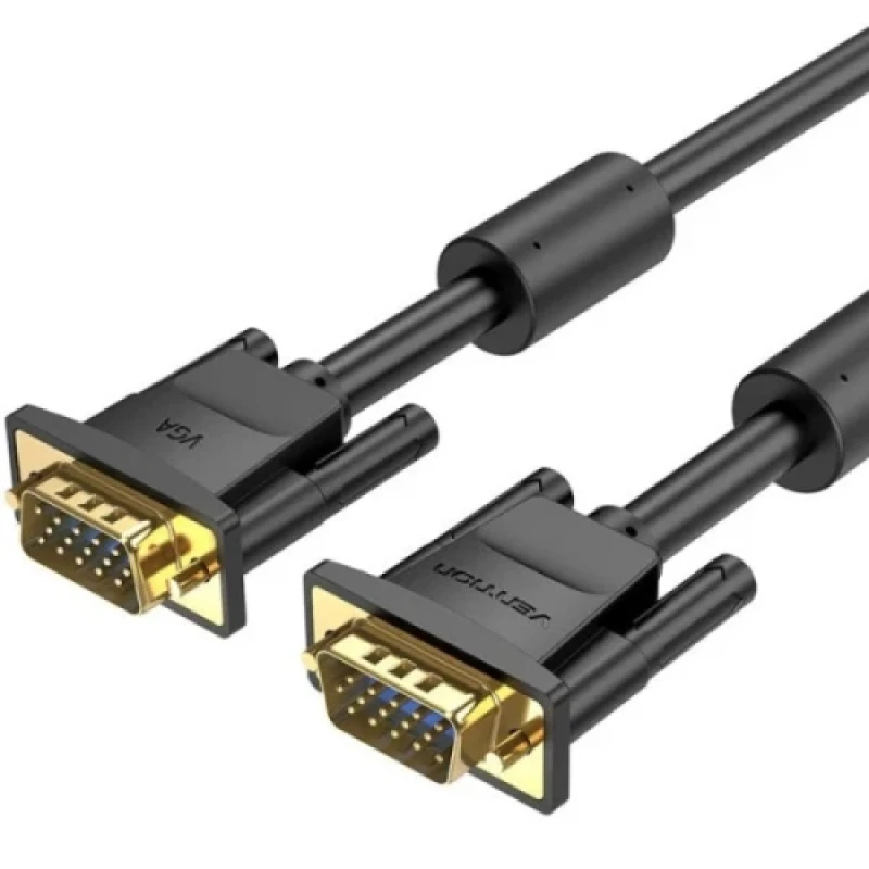 Кабель VGA (M) - VGA (M), 10 м, Black, Vention (DAEBL)