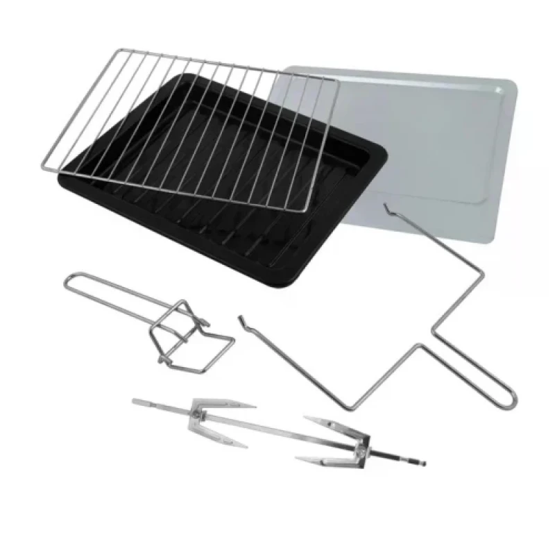 Електродуховка Esperanza EKO006N Mini Oven, Black, 1600W, 25 л, конвекція, вертел, гриль, 5 режимів, таймер, автовідключення, комплектація: піднос для піци, решітка для гриля