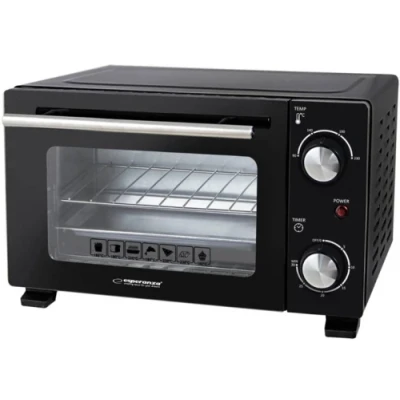 Електродуховка Esperanza EKO007N Mini Oven, Black, 800W, 10 л, таймер, гриль