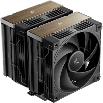 Кулер для процесора Deepcool AK620 G2, Black, алюміній/мідь, 2x120 мм, Intel 1851/1700/1200/115x, AMD AM5/AM4, висота 159 мм (R-AK620G2-BKNNMN-GJD)