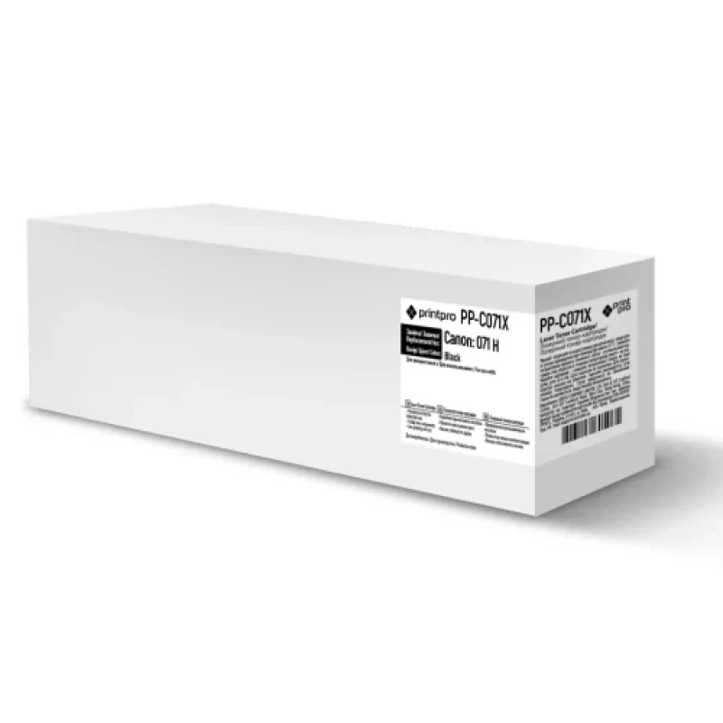 Картридж Canon 071H, Black, MF272/MF275, LBP122, 2500 стор, PrintPro (PP-C071X)