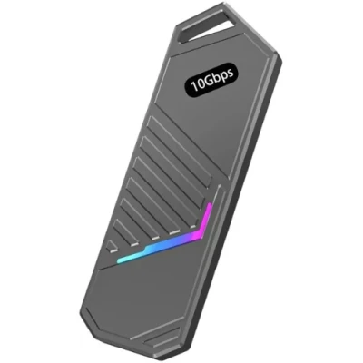 Кишеня зовнішня Dynamode, Dark Grey, M.2, Type-C 3.2 Gen2, 1xM.2 NVMe / SATA, формат 2230/2242/2260/2280 (DM-CAD-SSD14-N)
