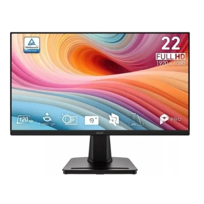 Монітор 21.45" MSI PRO MP225 E12VL, Black, VA, 1920x1080 (16:9), 1 мс, 120 Гц, 300 кд/м², 4000:1, 178°/178°, VGA/HDMI, VESA 100x100, Adaptive Sync