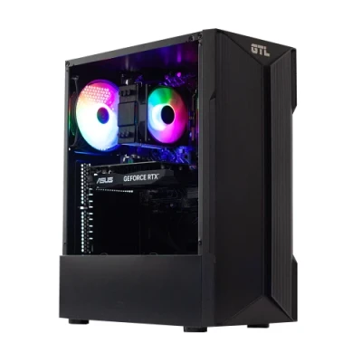 Комп'ютер GTL Trooper 123G35 (I3-12100F / H610 / 16G DDR4 / RTX 3050-6G / 480GB / ATX / 600W / No OS) (GTLGT1216N35S4A6_A61TP) Black, RGB