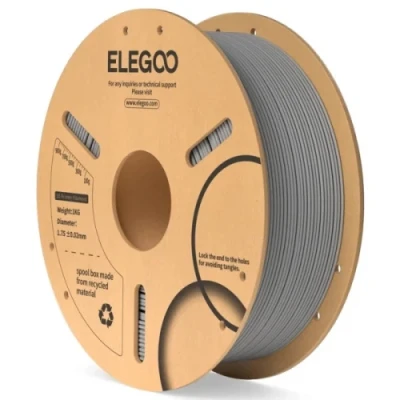 Пластик для 3D друку Elegoo, PLA, Grey, 1.75 мм, 1 кг (50.203.0040)