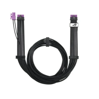 Кабель для живлення відеокарти 12+4-pin - 2x6-pin, Asus ROG Equalizer, 600 Вт, 75 см (90YE00BN-B0QA00)