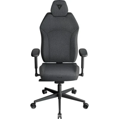Ігрове крісло TX3 Solo 360 Loft Air Dark Grey, тканина, максимально допустиме навантаження 125 кг, регульована спинка з кутом нахилу до 125 градусів, регулювання підлокотника, підголовника