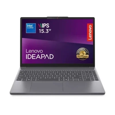 Ноутбук 16" Lenovo IdeaPad Slim 3 15IRH10 Luna Grey, 16" (1920x1200, IPS, 60 Hz), Core i5-13420H (8x1.5-4.6GHz), 16GB DDR5 (MB/1/0), SSD 512GB, UHD Graphics, Wi-Fi 6, Bluetooth 5.2, Type-C/2xUSB 3.2, HDMI, 50Wh, DOS (83K100YSRA)