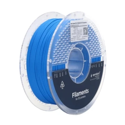 Пластик для 3D друку Gembird, PLA (High Speed), Blue, 1.75 мм, 1 кг (3DP-PLA1.75HY-01-B)
