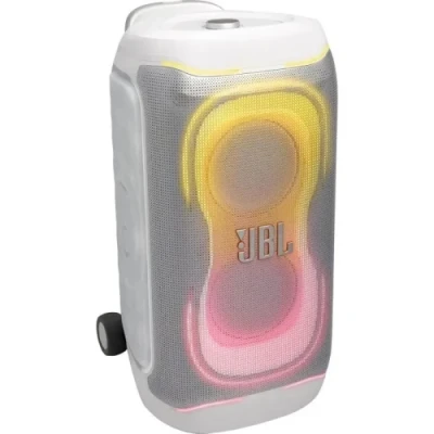 Колонка портативна 2.0 JBL PartyBox 330, White, 280 Вт, Bluetooth, USB, AUX, Optical, RGB підсвічування, полікарбонат/метал, керування зверху, IPX4, час роботи до 18 год (JBLPB330WHTEP)