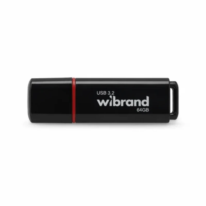 Флеш накопичувач USB 64Gb Wibrand Scarab, Black, USB 3.2 Gen 1 (WI3.2/SC64P11B)