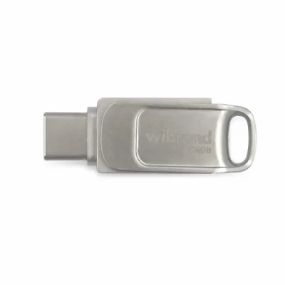 Флеш накопичувач USB 128Gb Wibrand Bee, Black, Type-C / USB 3.2 Gen 1 (WI3.2TC/BE128TC039S)