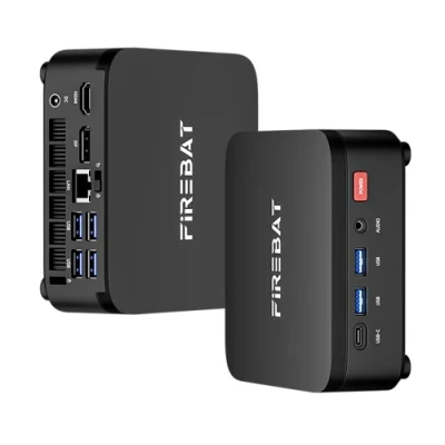 Неттоп Firebat R3, Black, Ryzen 5 7430U (6x2.3-4.3 GHz), 16Gb LPDDR4, 512Gb SSD NVMe, Radeon RX Vega 7, WiFi 6, Bluetooth 5.2, GLan, 1xType-C / 2xUSB 3.2 / 4xUSB 3.0, HDMI/DP, Windows 11 Pro (R3-IG7H16N8-L)