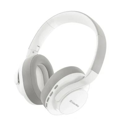 Навушники бездротові ColorWay "AERO", White, Bluetooth 6.0 / 3.5 мм, мікрофон, динаміки 40 мм, шумозаглушення (ANC), акумулятор 400 mAh, Type-C (CW-HBT02WT) Навушники бездротові ColorWay "AERO", White, Bluetooth 6.0 / 3.5 мм, мікрофон, динаміки 40 мм, шумозаглушення (ANC), акумулятор 400 mAh, Type-C (CW-HBT02WT)