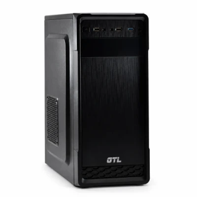 Корпус GTL T1636E1-U3 Black, БЖ 500W, Midi Tower, ATX / MicroATX / Mini ITX, 2xUSB 2.0, 1xUSB 3.0, CPU - 150мм/VGA - 300мм, 1x80мм PWM, 365x176x410 мм, 0.4 мм, 2.4 кг