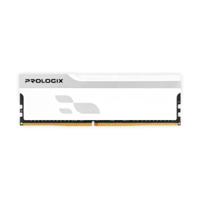Пам'ять 16Gb DDR5, 5600 MHz, Prologix Onyx, White, 38-44-44-90, 1.35V, з радіатором (PRO16GB5600YW5)