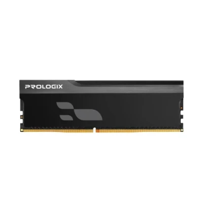 Пам'ять 16Gb DDR5, 5600 MHz, Prologix Onyx, Black, 38-44-44-90, 1.35V, з радіатором (PRO16GB5600YB5)