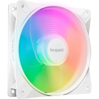 Вентилятор 120 мм, be quiet! Light Wings LX Reverse, White, 120х120х25 мм, ARGB підсвічування, до 1500 об/хв, до 28.5 дБ, 4-pin (PWM, 50 см) / 3-pin (ARGB, 50 см), пiдшипник ковзання з гвинтовою нарізкою (BL133)