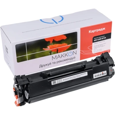 Картридж Canon 071H, Black, MF272/MF275, LBP122, 2500 стор, Makkon (MN-CAN-071H)