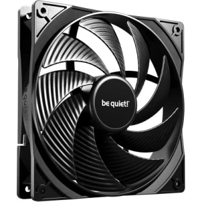 Вентилятор 140 мм, be quiet! Pure Wings 3 HS, Black, 3 шт, 140х140х25 мм, до 1800 об/хв, до 30.5 дБ, 4-pin (PWM, 46 см), пiдшипник ковзання з гвинтовою нарізкою (BL138)