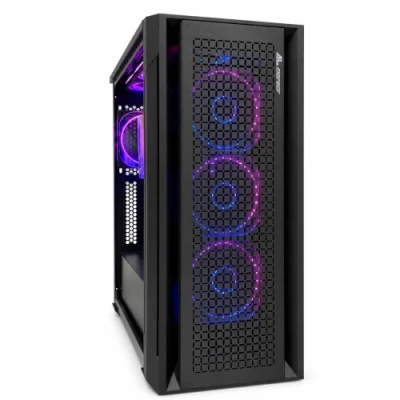 Комп'ютер GTL Gaming Max 77G7BE (R7-7700X / B850 / 32G DDR5 / RTX 5070-12G / 1TB 4.0 / EATX / 850W / Wi-Fi / BT / No OS) (GTLGX773N57P1E8F_S85LL) Black, ARGB, Wi-Fi