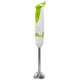 Блендер Mirta BHM-350GC, White/Green, 500W, 2швидкості, турбо-режим, насадки: вінчик, подрібнювач 0,4л, в комплекті мірний стакан з кришкою: 0,6л