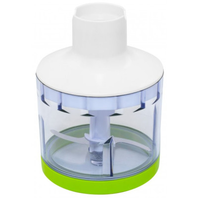 Блендер Mirta BHM-350GC, White/Green, 500W, 2швидкості, турбо-режим, насадки: вінчик, подрібнювач 0,4л, в комплекті мірний стакан з кришкою: 0,6л