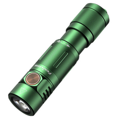 Ліхтар ручний Fenix E05R, Green, 3-400 лм, до 64 м, ударостійкість 1 м, 4 режими роботи, акумулятор 320 мАг, час роботи 0.95-30 год, IPX68, 24 г