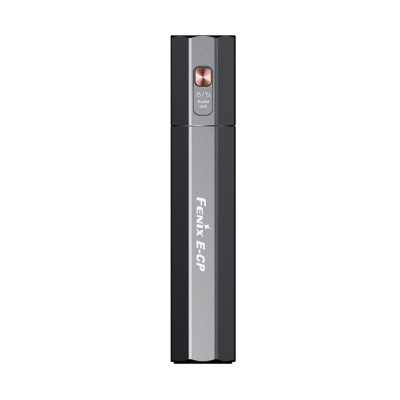 Ліхтар ручний Fenix E-CP Black, 3-1600 лм, до 222 м, ударостійкість 1 м, 6 режимів роботи, USB Type-C, акумулятор 5000 мАг, час роботи 2.30-504 год, IP68, 170 г