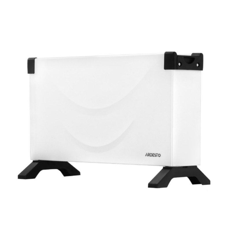 Конвектор Ardesto CHK-2000MW, White/Black, 2000W,підлоговий, площа приміщення 20 кв.м, керування механічне, захист від перегріву, терморегулятор, захист IP20