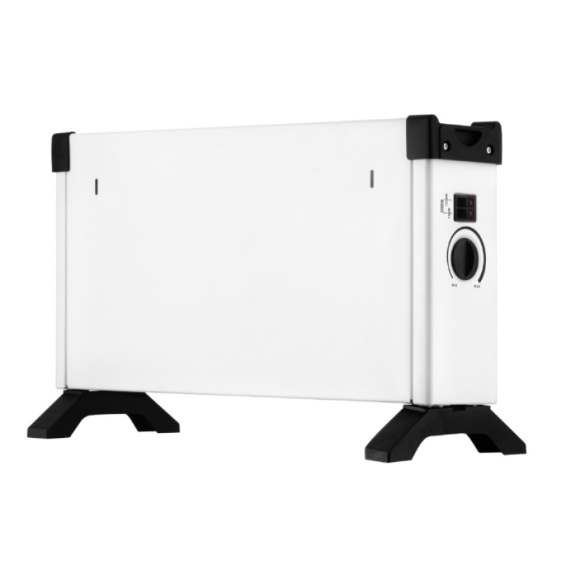 Конвектор Ardesto CHK-2000MW, White/Black, 2000W,підлоговий, площа приміщення 20 кв.м, керування механічне, захист від перегріву, терморегулятор, захист IP20