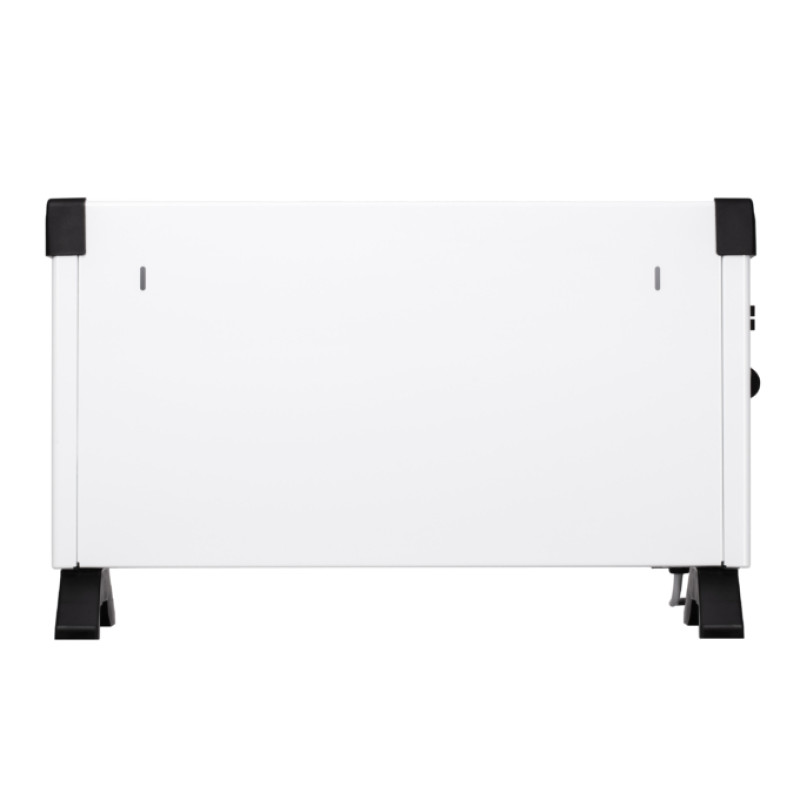 Конвектор Ardesto CHK-2000MW, White/Black, 2000W,підлоговий, площа приміщення 20 кв.м, керування механічне, захист від перегріву, терморегулятор, захист IP20