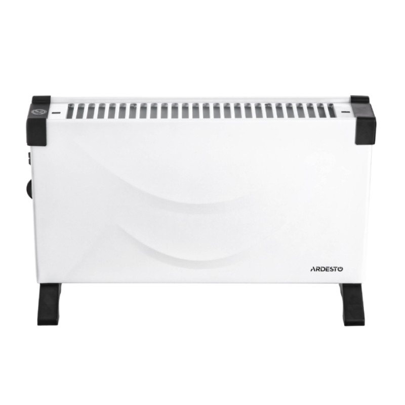 Конвектор Ardesto CHK-2000MW, White/Black, 2000W,підлоговий, площа приміщення 20 кв.м, керування механічне, захист від перегріву, терморегулятор, захист IP20