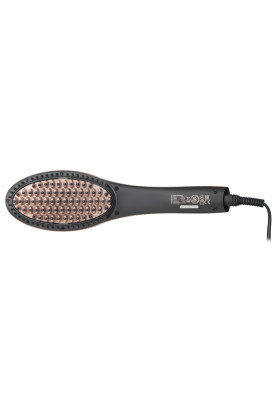 Щітка-випрямляч Ardesto HSB-621 Black/Gold, 70 Вт, температура нагрева 80-230 °C, керамическое покрытие нагревательного элемента, индикатор работы