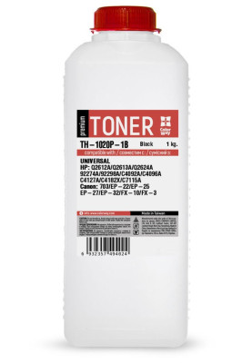 Тонер HP LJ P1005/1505/M1120/M1522, Canon LBP-3010/3100/3250, 1 кг, ColorWay Premium (TH-1102P-1B)