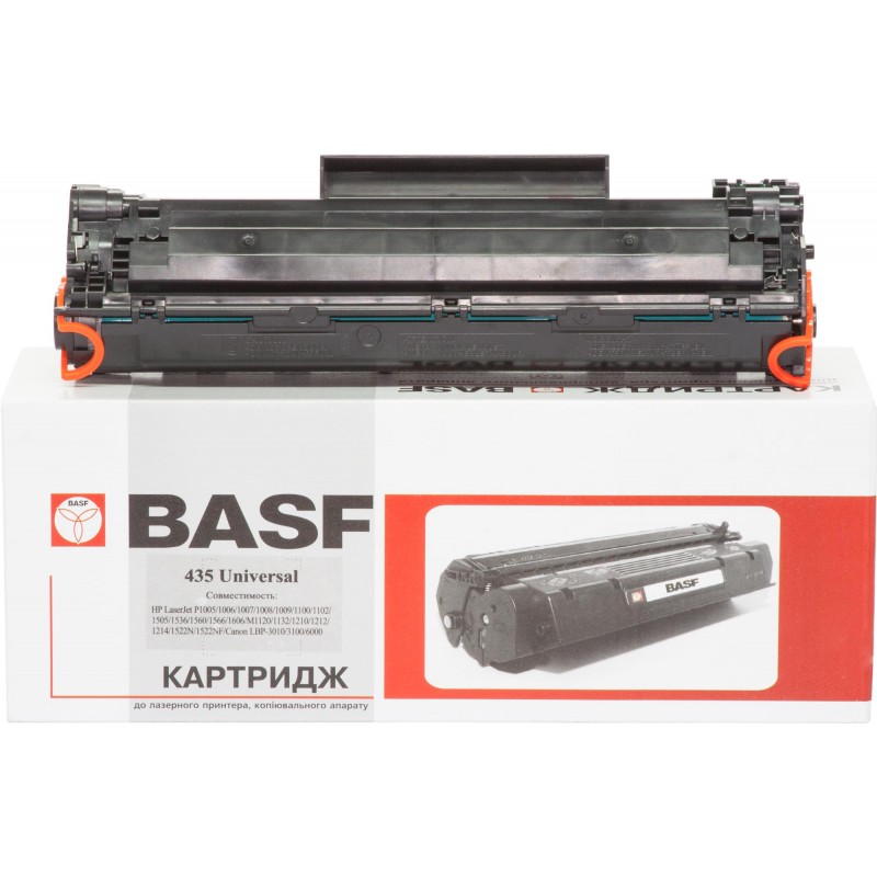 Картридж HP 35A (CB435A), Black, LJ P1005/P1006, 1500 стор, BASF (BASF-KT-CB435A)
