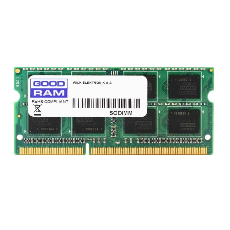 Пам'ять SO-DIMM, DDR3, 8Gb, 1600 MHz, Goodram, 1.35V (GR1600S3V64L11/8G)