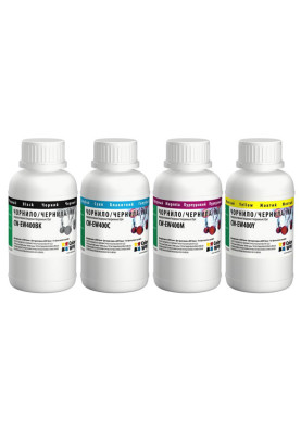 Комплект чорнила ColorWay Epson T26/C91, 4x200 мл (CW-EW400SET02)