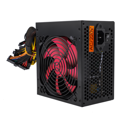 Блок живлення LogicPower 550W ATX-550W, 120mm, 20+4pin, 1x4+4pin, SATA х 4, Molex 3x4pin, 1x6+2pin, кабелі немодульні