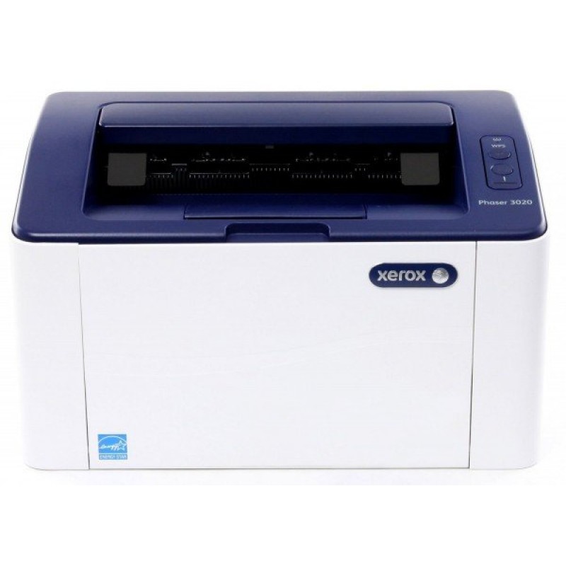 Принтер лазерний ч/б A4 Xerox Phaser 3020, Grey/Dark Blue, WiFi, 600x600 dpi, до 20 стор/хв, USB, картридж 106R02773 (3020V_BI)