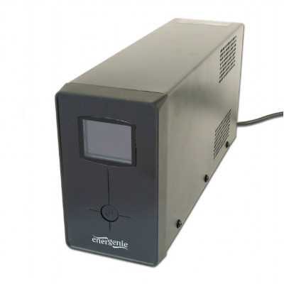 ДБЖ EnerGeni EG-UPS-032, LCD дисплей, USB порт, 850 ВтA, чорний колір (EG-UPS-032)