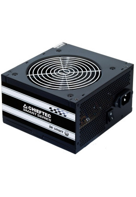 Блок живлення Chieftec 500W GPS-500A8, 120 mm, 20+4pin, 1x4pin, SATA х 3, Molex 2x4pin, 1x6+2pin, кабелі немодульні