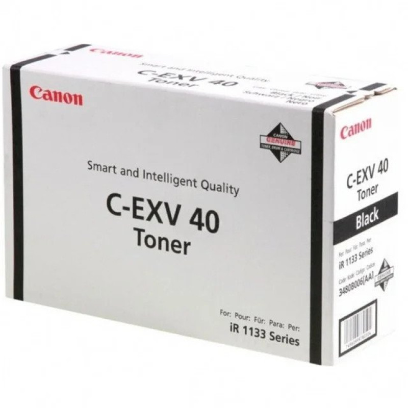 Картридж Canon C-EXV 40, Black, iR1133, 6000 стор (3480B006)