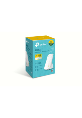 Точка доступу-підсилювач TP-LINK RE200 AC750 NEW!!!/Wi-Fi Range Extender, 1x10/100M Ethernet port, 3 x internal antenna