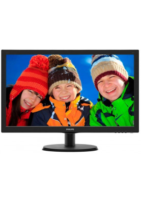 Монітор 21.5" Philips 223V5LSB2/10 Black, WLED, TN, 1920x1080, 5 мс, 200 кд/м², 600:1, 90°/65°, VGA