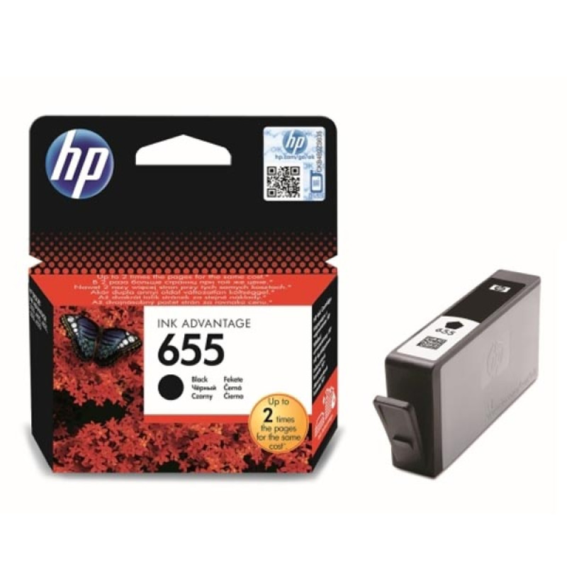 Картридж HP №655 (CZ109AE), Black, DeskJet 4615/4625/3525/5525, 550 стор