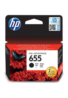 Картридж HP №655 (CZ109AE), Black, DeskJet 4615/4625/3525/5525, 550 стор