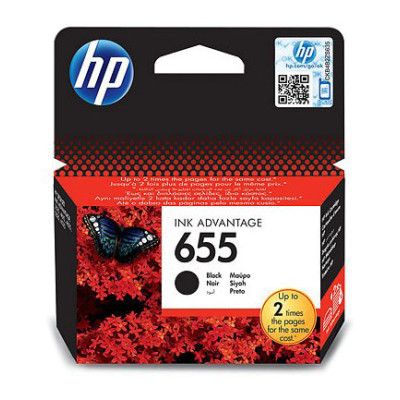Картридж HP №655 (CZ109AE), Black, DeskJet 4615/4625/3525/5525, 550 стор