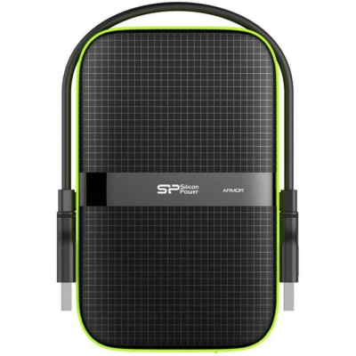 Зовнішній жорсткий диск 2Tb Silicon Power Armor A60, Black, 2.5", USB 3.0 (SP020TBPHDA60S3K)